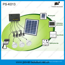 4W Solarmodul 3PCS 1W SMD LED Lampen Solar Kit mit Telefon Ladegerät Funktion
